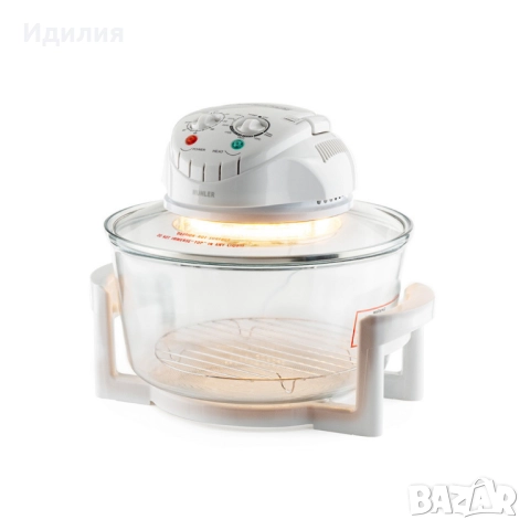 Комбинирана 2в1 халогенна фурна и еър фрайър MFC-1200,1400W,12 л., снимка 7 - Печки, фурни - 51694400