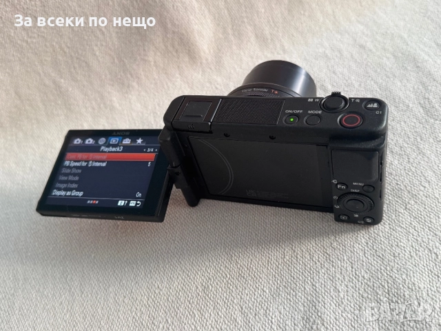 Фотоапарат за влогинг Sony ZV-1 , Vlogging, 20.1MP, 4K, снимка 14 - Фотоапарати - 52846625