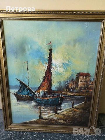 Стара маслена картина. 