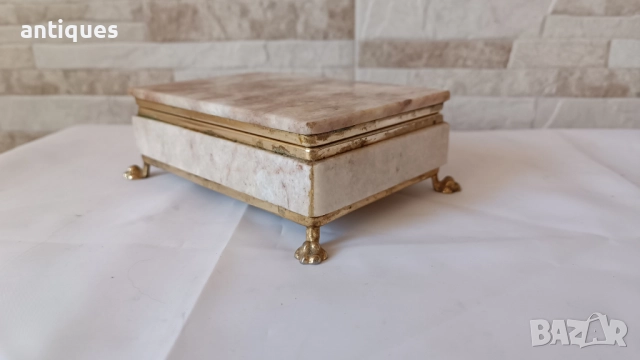 Кутия за бижута - мраморна - българско производство, снимка 5 - Антикварни и старинни предмети - 51847092