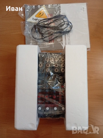 Behringer Xenyx QX 602 MP3 пулт мишпулт, снимка 3 - Ресийвъри, усилватели, смесителни пултове - 53537136