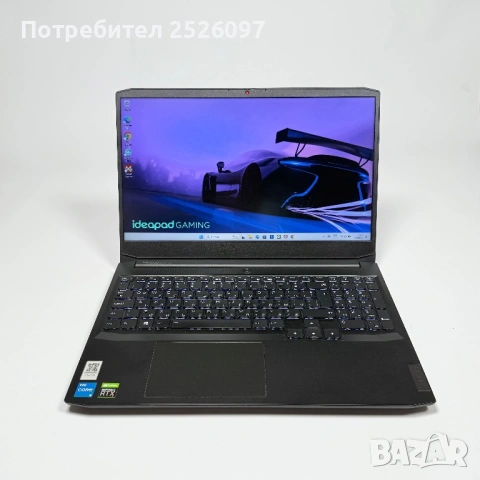 Lenovo Gaming/15,6” IPS/i5-11300H/512GB NVMe/12GB RAM/GTX 1650, снимка 2 - Лаптопи за игри - 53747535