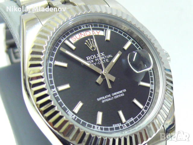 Автоматичен, Стилен Мъжки ръчен часовник, работещ с Ден и Дата, снимка 6 - Мъжки - 53263411