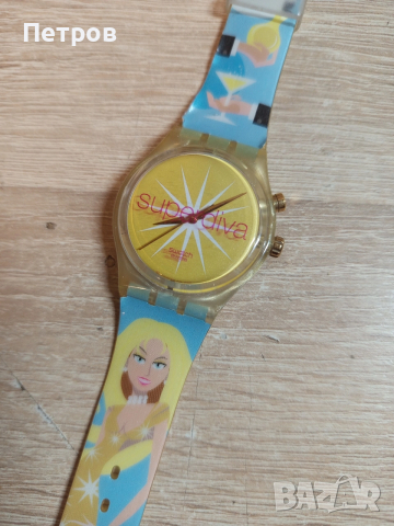 Часовник "Swatch"Superdiva, снимка 3 - Дамски - 52756061