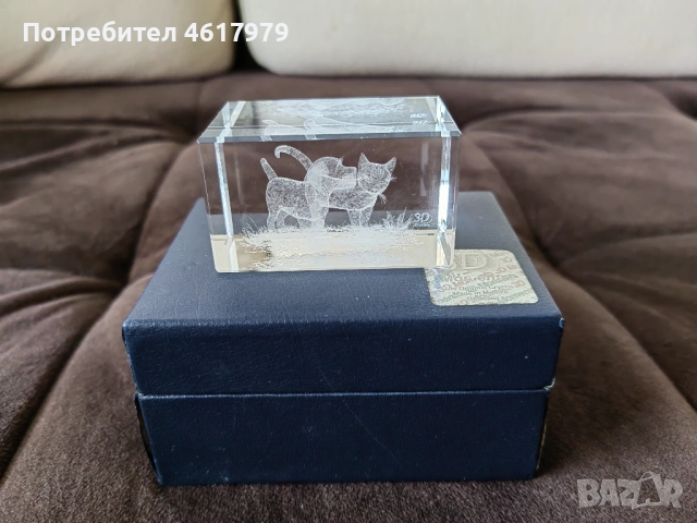 3D Оригинален кристален подарък със сертификат