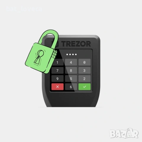 Нов Хардуерен портфейл за криптовалути - Trezor Model T (черен), снимка 3 - Друга електроника - 53756548