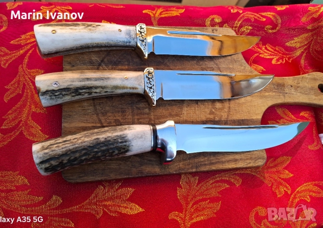 Ръчно ковани ножове стомана 4х13 и 440ц качество на 100% , снимка 2 - Ножове - 52107049