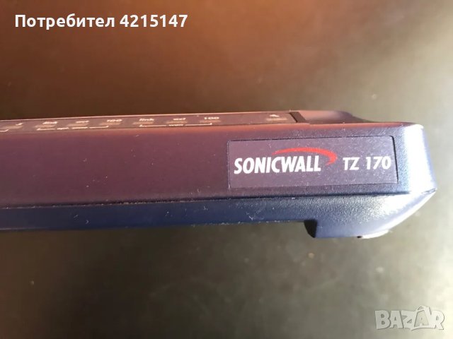 Sonicwall TZ 170 UNRESTRICTED APL11-029 5-Port VPN Router, 101-500072-07 REV.A, снимка 3 - Рутери - 49342726