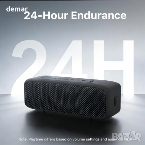 JUOVI Bluetooth 6.0 високоговорител, 20W стерео звук, IP68, TWS сдвояване, снимка 4 - Bluetooth тонколони - 53720025