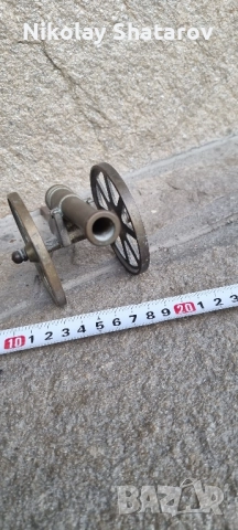 Бронзово оръдие , снимка 4 - Декорация за дома - 51527173