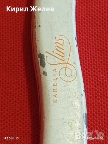 Метална запалка Karelia slims работи иска зареждане за КОЛЕКЦИЯ ДЕКОРАЦИЯ 41029, снимка 2 - Колекции - 53604765