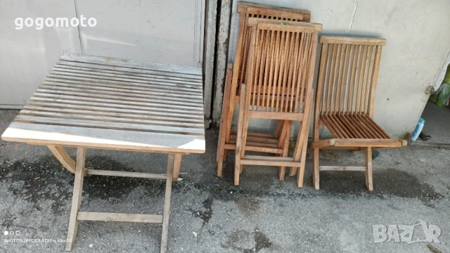 маса + 4 столове, градински ПЪЛЕН комплект, 4 стола , снимка 15 - Градински мебели, декорация  - 50884720