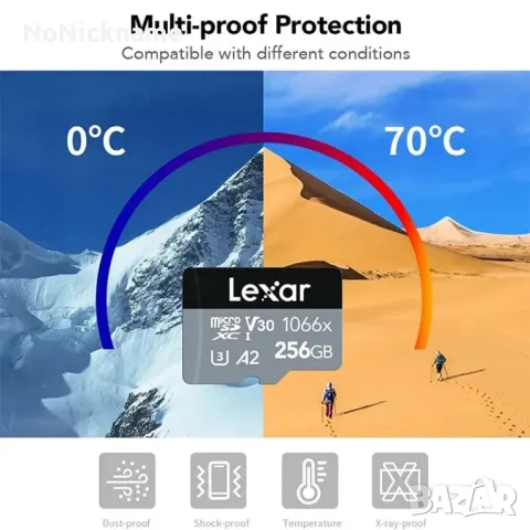 128GB Карта с памет Lexar Professional 1066X 160MB/S Micro SD Card, снимка 5 - Карти памет - 48980647