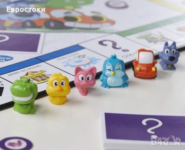 Настолна игра Hasbro Monopoly Junior, за игри и обучение, немска версия, снимка 4 - Настолни игри - 45650516