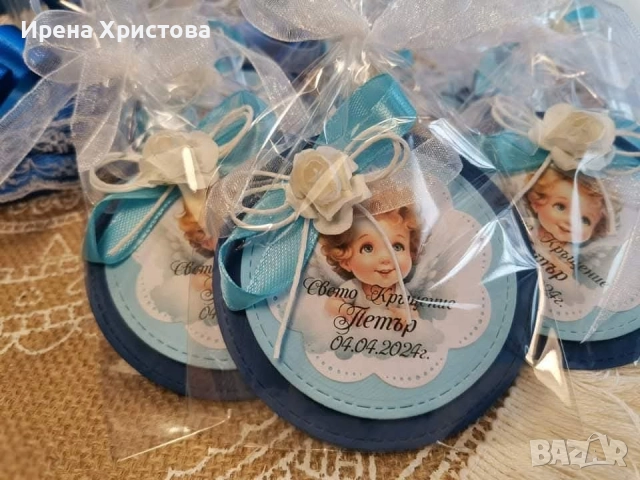 Комплект за кръщене, снимка 3 - Декорация - 52863956