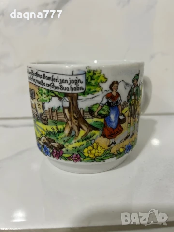 Ретро порцеланова чаша, печат, Bavaria., снимка 4 - Антикварни и старинни предмети - 51122245