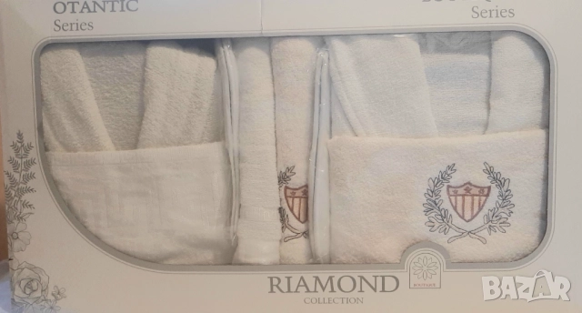 Комплект хавлии за подарък, снимка 2 - Хавлиени кърпи - 52862883