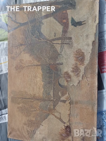 Антична картина холандски художник,картина, снимка 3 - Антикварни и старинни предмети - 51263641