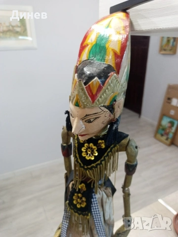 автентична колекционерска кукла wayang golek от остров ява, снимка 10 - Колекции - 53604963