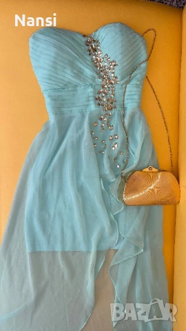 Уникална рокля с красиви камъни