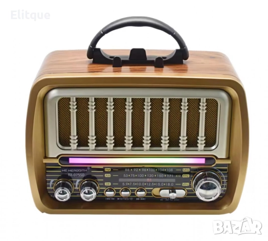 Стилно ретро многофункционално преносимо радио,TF карта/USB радио,аудио, снимка 10 - Друга електроника - 52851980