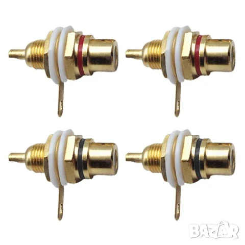 RCA женски жак / 2 броя, снимка 2 - Друга електроника - 50637459