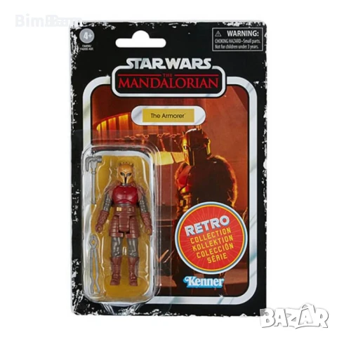 Колекционерска оригинална фигура Star Wars The Mandalorian - The Armorer Retro Collection / Hasbro