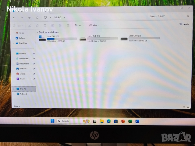 PC intel i5 10500 4.50 Ghz | 16GB 2666Mhz RAM | 256GB SSD + 1TB HDD|Win 11 | Powerpoint, word, excel, снимка 6 - За дома - 51794250