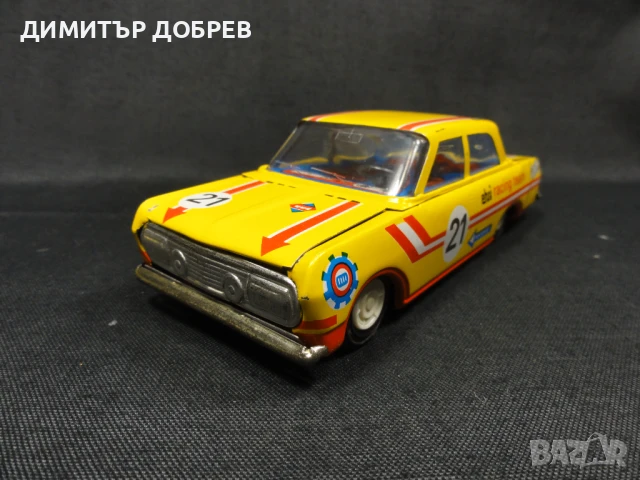 СТАРА РЕТРО СОЦ GDR DDR МЕТАЛНА ИГРАЧКА АВТОМОБИЛ КОЛИЧКА OPEL REKORD EHRI 