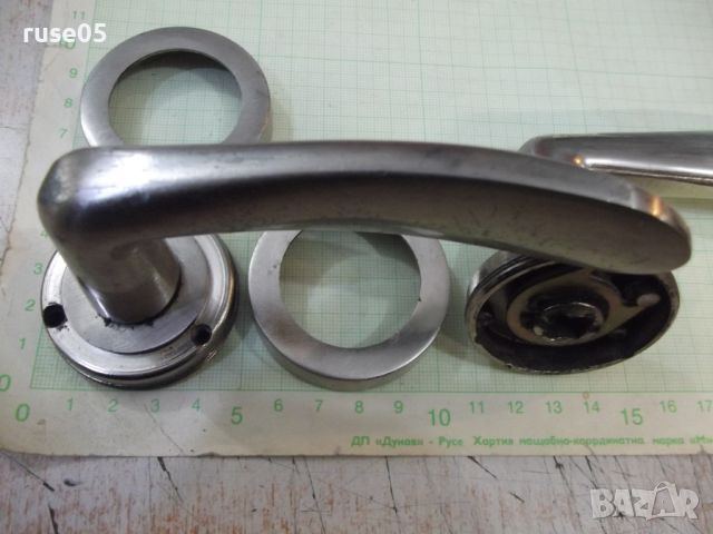Дръжки 2 бр. метални комплект за брава, снимка 6 - Железария - 45674156