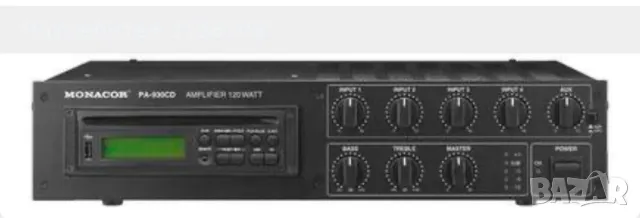 PA-930CD 120W 4 Channel Mono Mixing PA Power Amplifier With CD, снимка 1 - Ресийвъри, усилватели, смесителни пултове - 48069528