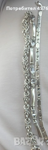 сребро 925 налични маркировки, снимка 4 - Колиета, медальони, синджири - 54225984