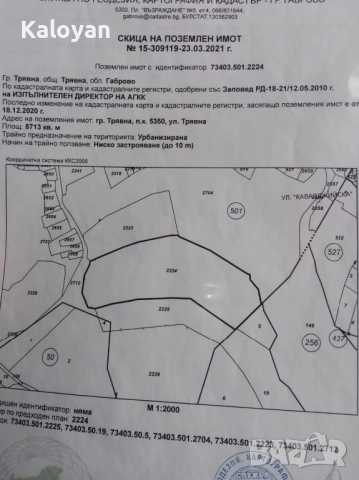 Парцел  гр. Трявна, снимка 1