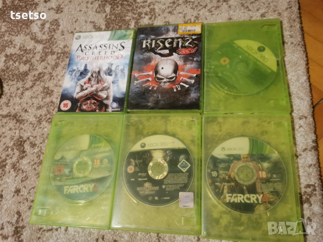 Xbox 360S с 3бр.джойстици и 5 игри , снимка 4 - Xbox конзоли - 52045178