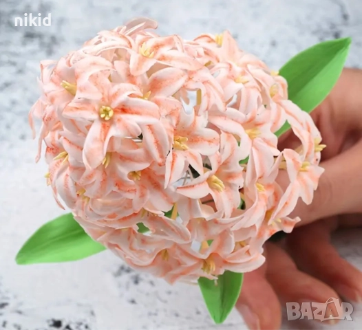 6 бр Зюмбюл резци резец форми за цвете с фондан пластмасови полимерна глина, снимка 2 - Форми - 52597281