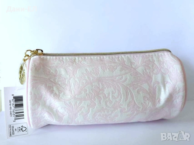 Estee Lauder цилиндричен козметичен несесер в бледо розово, снимка 4 - Други - 54028812