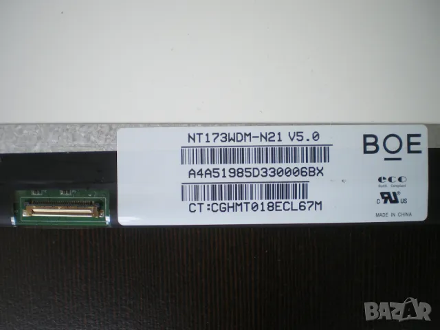Матрица за лаптоп 17.3" NT173WDM-N21 LED HD+ TN, снимка 2 - Части за лаптопи - 50325818