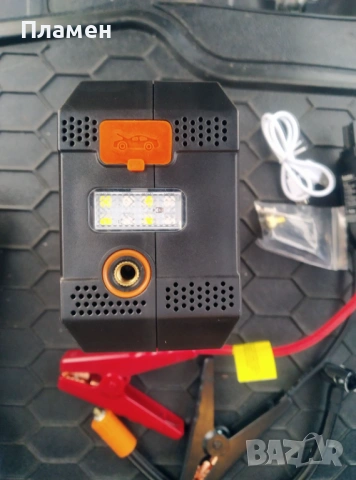 автомобилен стартер, power bank 4 в 1, К-р, Фенер, батерия 6000 mAh, снимка 2 - Аксесоари и консумативи - 52003270