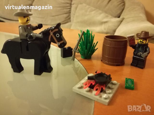 Стар конструктор Лего Western - Lego 6712 - Шерифска престрелка, снимка 3 - Колекции - 45702129