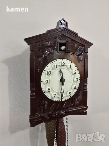 Часовник с кукувица Маяк, снимка 6 - Антикварни и старинни предмети - 51170934