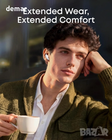 Безжични Bluetooth слушалки Soundcore Liberty Buds от Anker, бели, снимка 3 - Bluetooth слушалки - 52973597