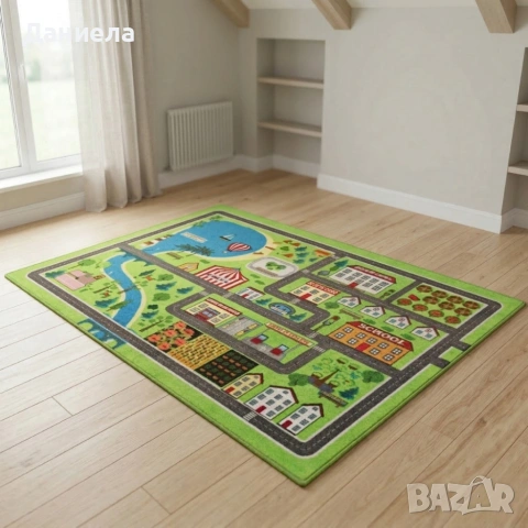 Детски килим за игра 120х160см - Различни дизайни, Противоплъзгащ и миещ се, снимка 2 - Килими - 53882223