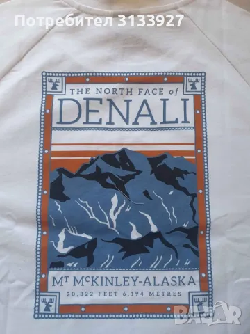 Памучна тениска The North Face, снимка 3 - Тениски - 50218304