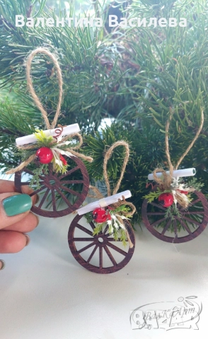 Ръчно изработени коледни подаръци до 10лв, снимка 5 - Декорация за дома - 52508565