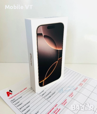 НОВ! iPhone 16 Pro 128GB Desert Titanium ГАРАНЦИЯ 24 Месеца А1 !