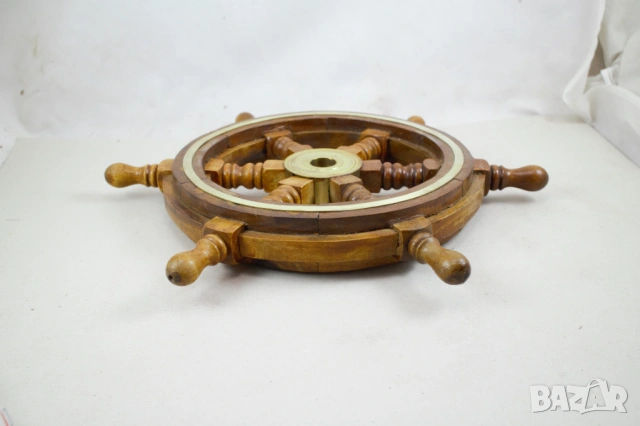 407 Корабен рул с месингов ринг., снимка 2 - Колекции - 54246365