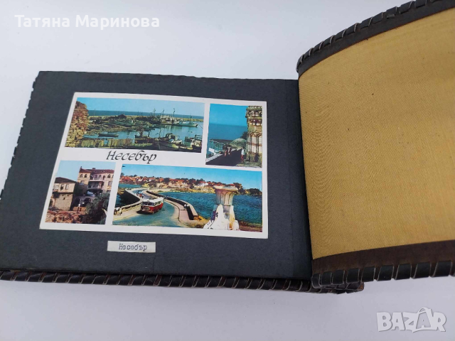 Стар български кожен албум със снимки от НРБ , снимка 7 - Колекции - 44984664