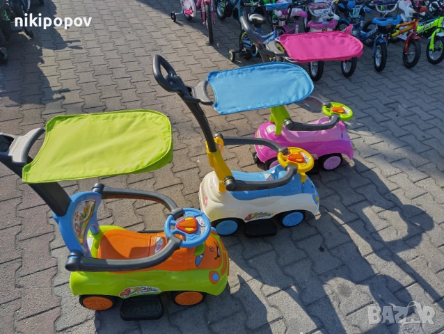 MONI Кола за бутане с дръжка SMILE, снимка 3 - Коли, камиони, мотори, писти - 53564915