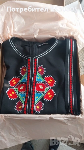 Рокля с пирински шевици, снимка 2 - Рокли - 53212161