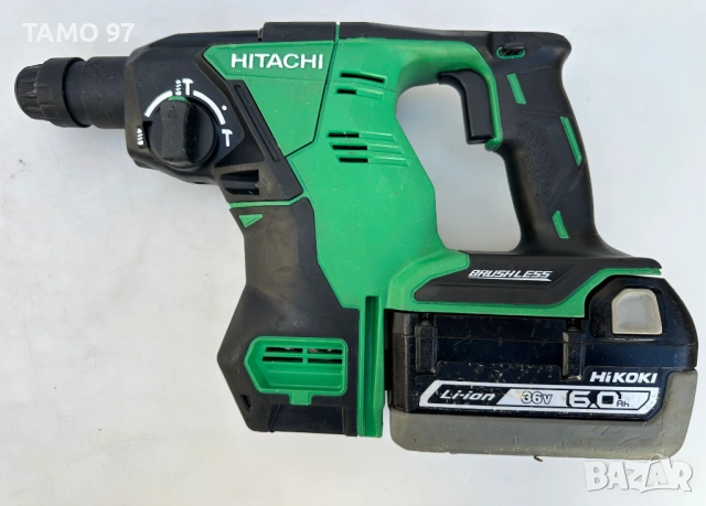 Hitachi DH 36DBL - Мощен безчетков перфоратор 36V 6.0Ah 3.3J, снимка 2 - Перфоратори - 53714365